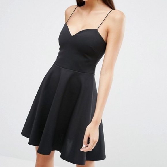 ASOS Dresses & Skirts - Asos scuba strappy black mini dress